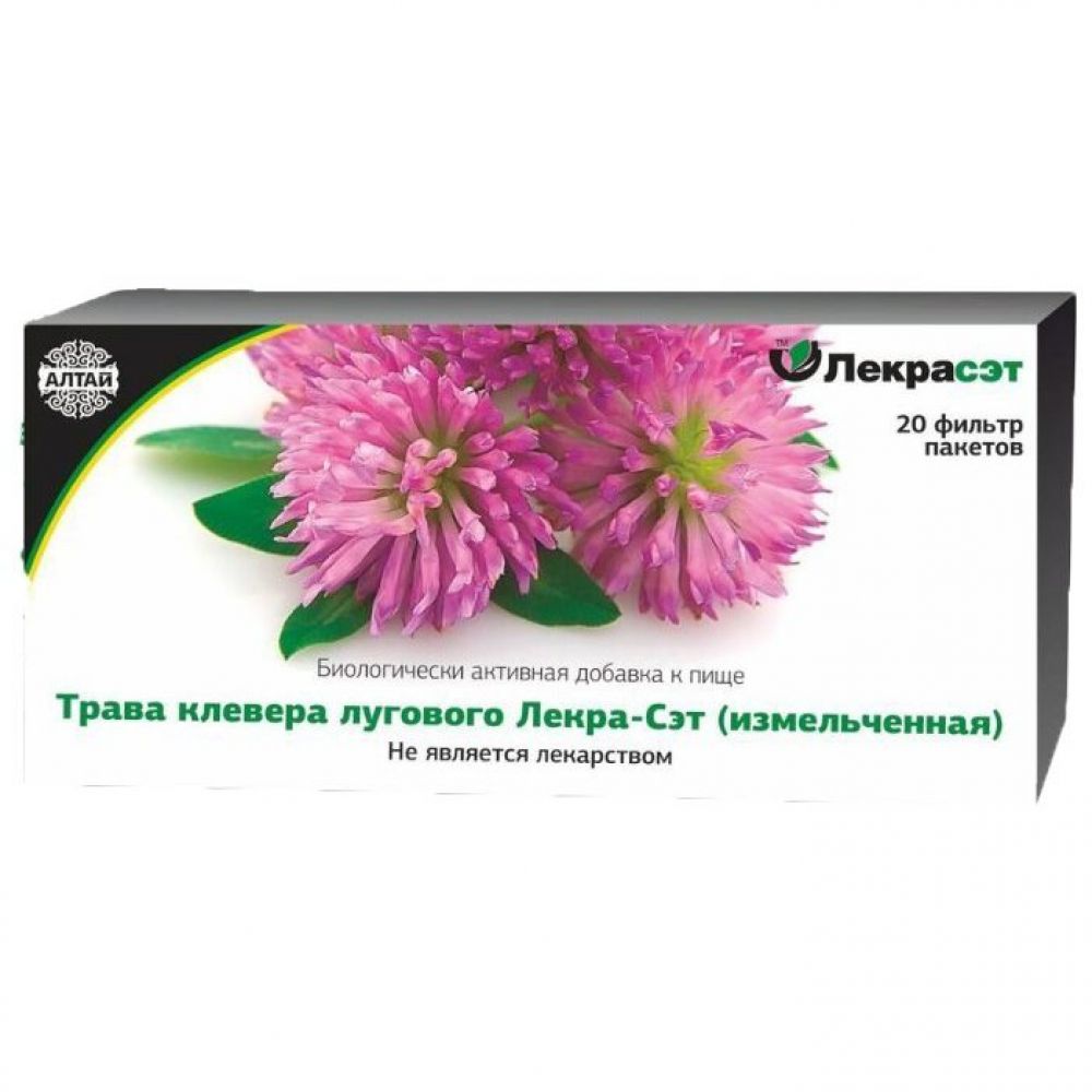 Клевера лугового трава Лекра-Сэт ф/п 1.5 г № 20 БАД