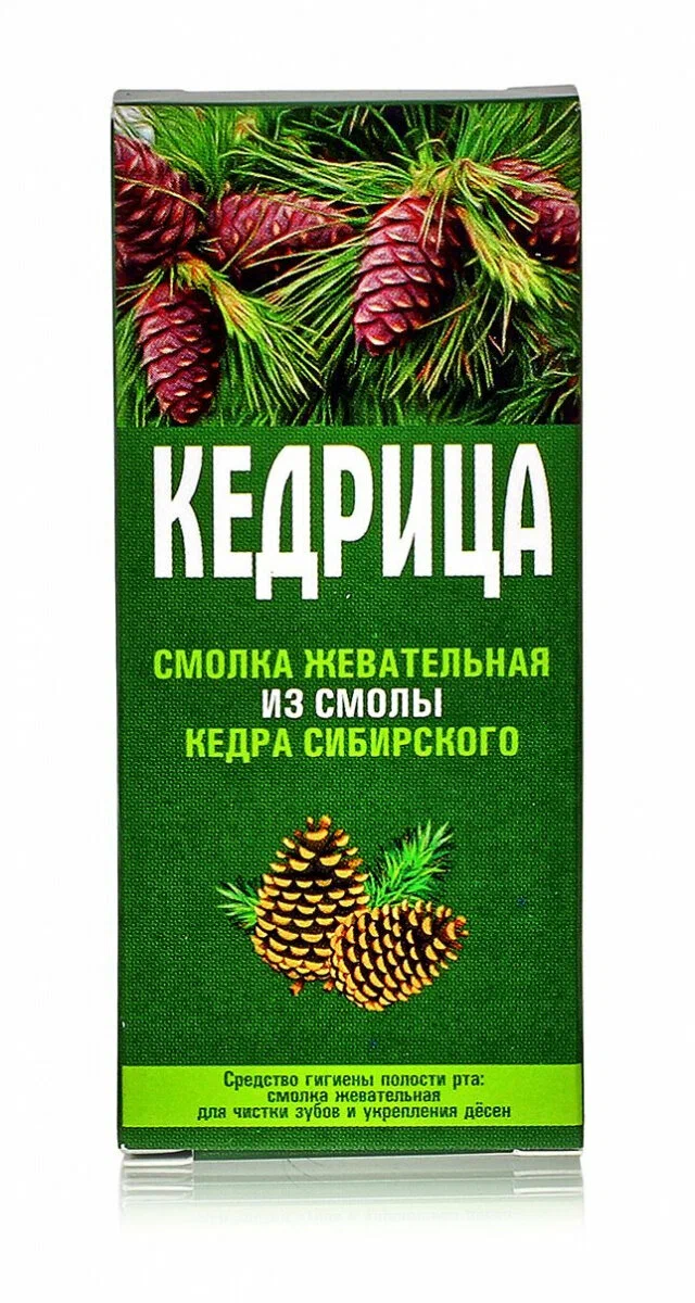 Смолка жевательная кедровая Кедрица 0.8 г № 4