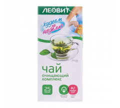 Диет. Леовит Худеем за неделю Чай очищающий комплекс ф/п 2.0 г № 25
