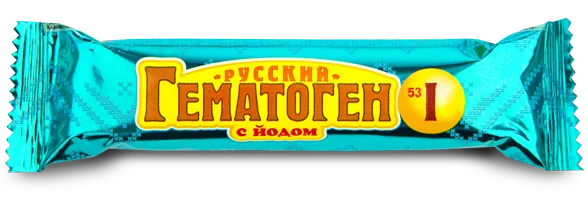 Гематоген Русский с йодом 40 г БАД