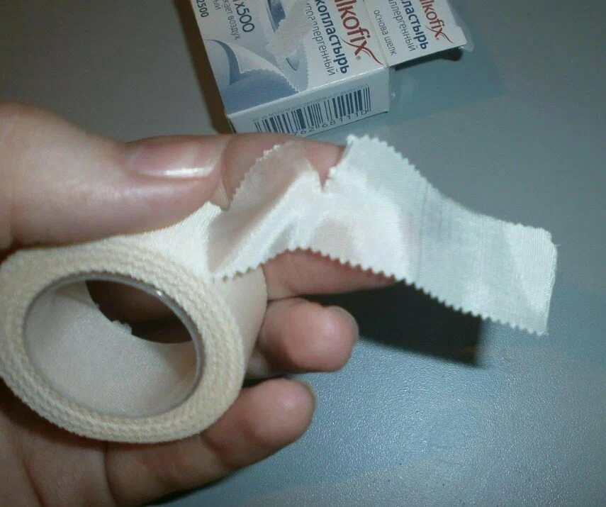 Пластырь мед. Оптимель 5х500 см на шелковой основе для чувств. типа кожи беж.
