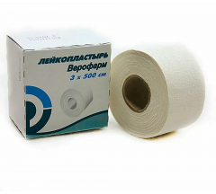 Лейкопластырь 3х500 см Верофарм