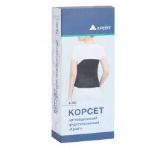 Корсет ортопедический грудопоясничный Крейт Б-503 р. 4 черный