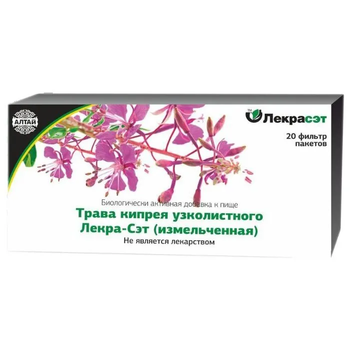 Кипрея узколистного трава Лекра-Сэт ф/п 1.5 г № 20  БАД
