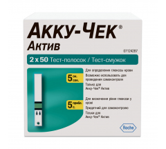 Тест-полоски Акку-Чек Актив № 100