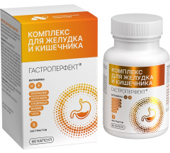 Гастроперфект Комплекс для желудка и кишечника капс. 0.48 г № 60 БАД