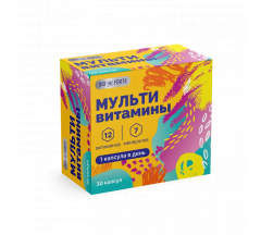 Мультивитаминный комплекс: витамины и минералы для взрослых Биофорте капс. 680 мг № 30 БАД